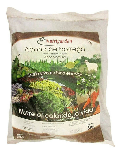 Fertilizante Natural, Abono Orgánico, Abono De Borrego 5kg 