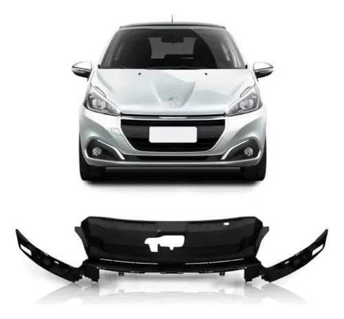 Frente Plástico Superior Peugeot 208 2016 2017 2018 2019
