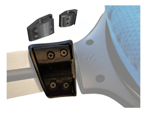 Kit 2 Lados Peça Dobradiça Reposição Fone Logitech G430 G930