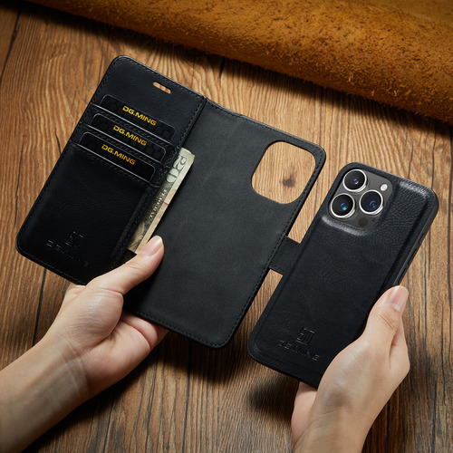 Capa Tipo Carteira De Couro Solt Magnetic Cards In 1 Para Ip