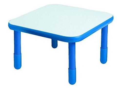 30 Square Activity Table Side Finish: Royal Blue, Tamano De