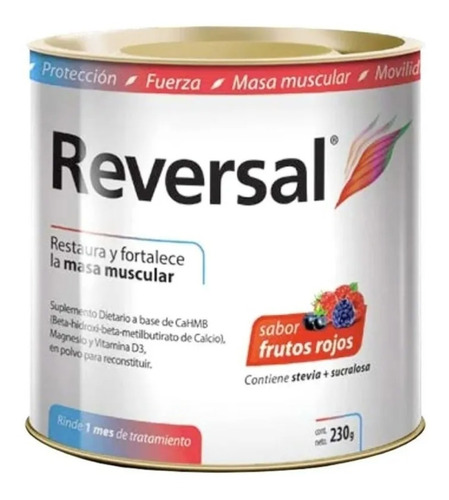 Reversal Lata X 230 Gr Restaura Y Fortalece La Masa Muscular