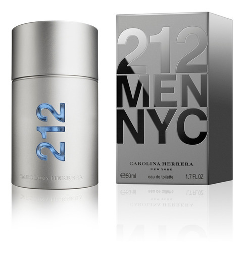 Carolina Herrera 212 Nyc Men Edt 50 ml Para Hombre   3c