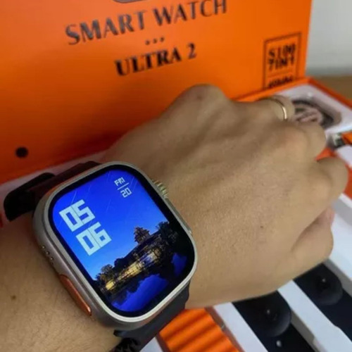 Smartwatch Ultra 9: 7 Pulseiras E Comando De Voz