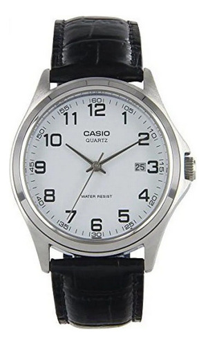 Reloj Casual Casio Mtp-1183e-7b Caballero Correa Cuero Negro