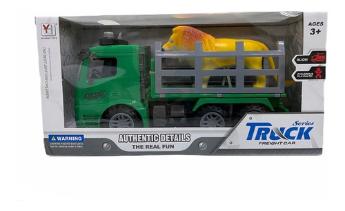 Camion C/animales Con Luz Y Sonido 28cm A Friccion 6163