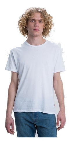 Imagen 1 de 4 de Remera Hombre Levis Orig. Basica Ss Mission Tee Blanca