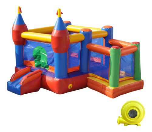 Castelo Pula-pula C/ Piscina De Bolinhas Inflável 3x2m Motor