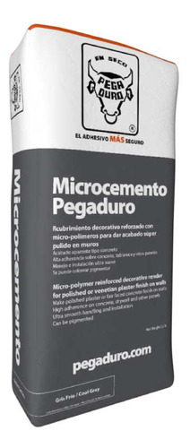 Microcemento Pegaduro Gris 10 Kgs Cmicro