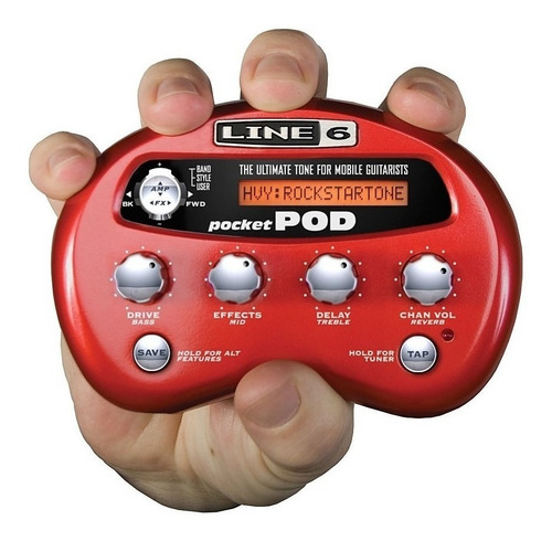 Imagen 3 de 8 de Procesador Portable Line 6 Modelo Pocket Pod Cuotas