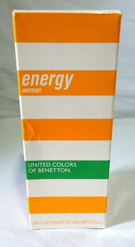 Energy Woman Benetton Perfume Edt 100ml - Discontinuado