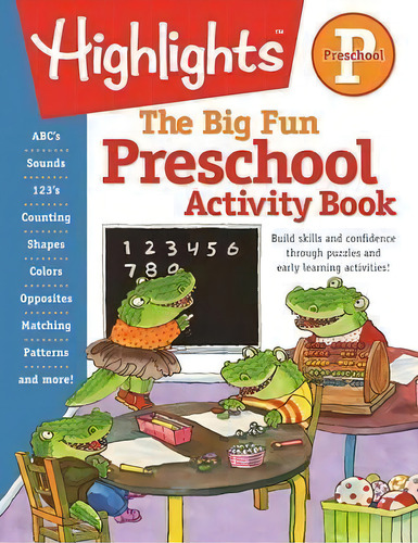 The Big Fun Preschool Activity Book, De Highlights., Vol. 1. Editorial Highlights Press, Tapa Blanda En Inglés