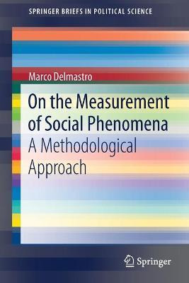 Libro On The Measurement Of Social Phenomena : A Methodol...