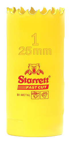 Serra Copo Bi-metal Fast Cut 1 Pol. 25mm Starrett
