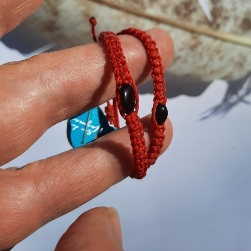 Imagen 6 de 8 de A Pedido. Pulsera Roja Protección Ámbar Báltico Niño O Niña.