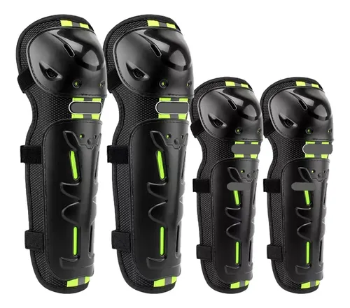 comprar Rodilleras Coderas 2 En 1 Para Motociclista Protección,4p