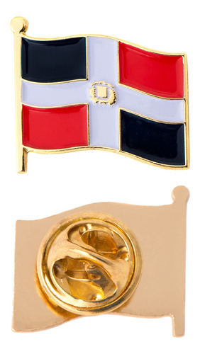 Pin De Solapa De Republica Dominicana, Esmalte De Campo, Hec