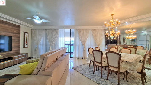 Praia Das Astúrias, Região Costeira, Guarujá, Apartamento Reformado, 3 Suítes, Sala Para 3 Ambientes, Amplo Terraço, Vista Panorâmica Para O Mar - Ap05708 - 69225367