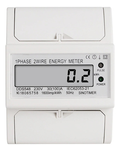 Remarcador Monofásico  230v Ca 50hz Riel Din