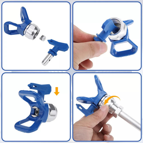 .10 Piezas Reversibles Airless Spr. Boquillas
