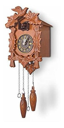 Reloj De Cuco De Madera Artesanal .