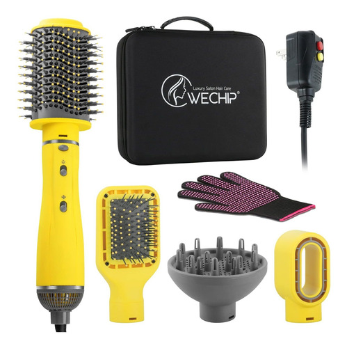 Hair Dryer Brush, Wechip 4 In 1 Hot Air Brush For Drying/cur