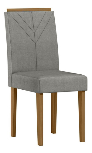 Mesa De Jantar Isabela 135cm Com 6 Cadeiras Amanda Jj
