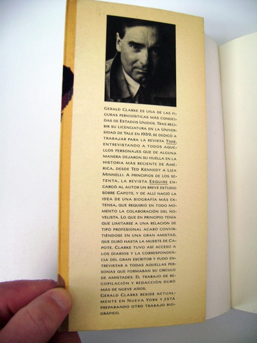 Truman Capote La Biografia Clarke Papel Tamaño Grande Boedo (Usado)