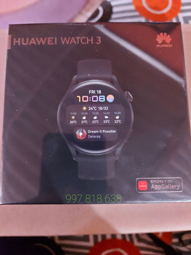 Imagen 1 de 1 de Huawei Watch 3 Black Sellado