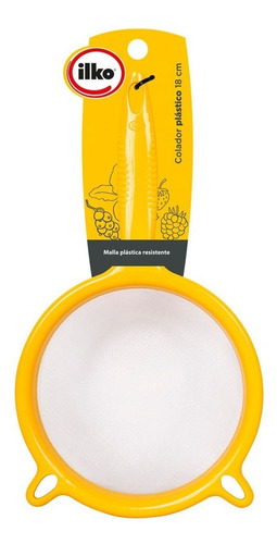 Colador Plástico 18 Cm. Ilko