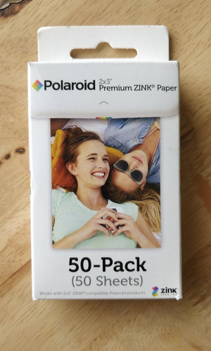 Polaroid Premium Zink 2x3 Papel De Fotografias - 50 Unidades