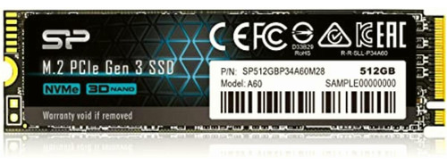 Silicon Power 512gb Nvme M.2 Pcie Gen3x4 2280 Ssd