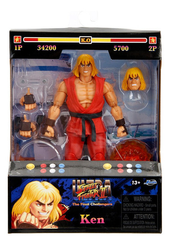 Figura De Acción Ultra Street Fighter Ii Ken