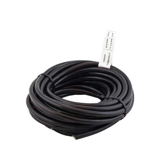 Cable Tipo Taller Tripolar 3 X 2.5 Mm Pvc Negro X10m