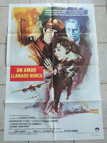 Antiguo Afiche Cine - Un Amor Llamado Nunca *