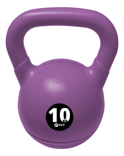 Pesa Rusa Kettlebell 10 Kg Plastica Quuz Rellena Unidad