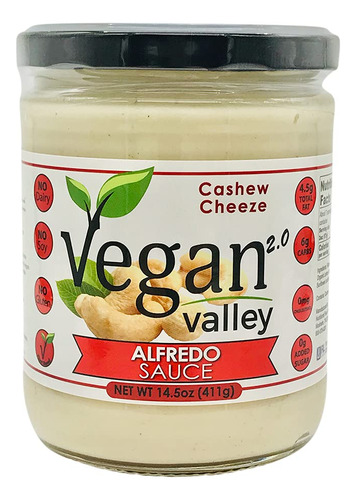 Salsa De Alfredo Vegano Valley Cheeze Alfredo - 14.5 Oz - Es