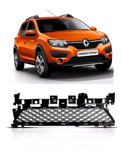 Grilla Inferior Paragolpe Renault Sandero Stepway 2015/2020