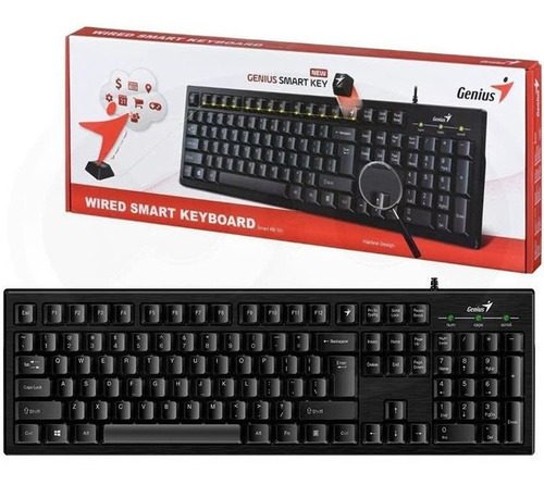 Imagen 5 de 10 de Teclado de una mano Genius Smart KB-100 QWERTY español color negro
