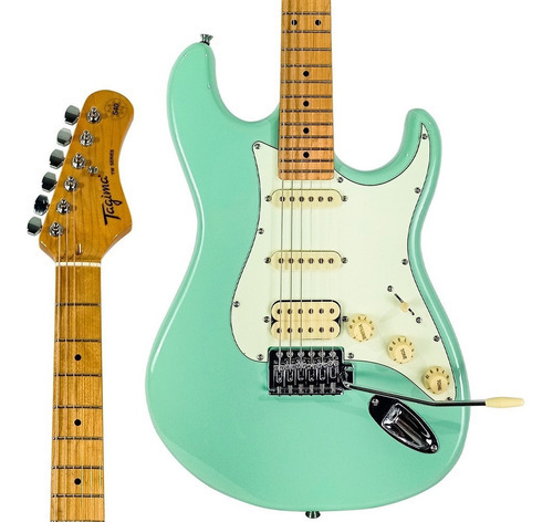 Guitarra Tagima Tg 540 Woodstock Tw Series Surf Green Cor Surf Green (sg Lf/mg) Material Do Diapasão Maple Orientação Da Mão Destro