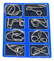 Comprar 8 Rompecabezas De Alambre De Metal Habilidad Mental Ingenio