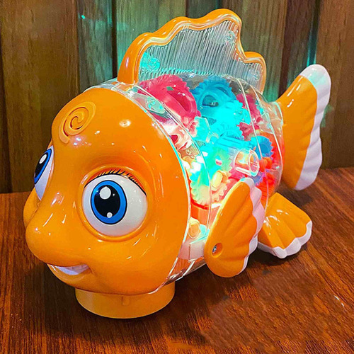 Equipamento Elétrico Transparente Em Forma De Peixe Fofo,
