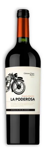 Vino La Poderosa Cabernet Franc - Merlot 750ml.