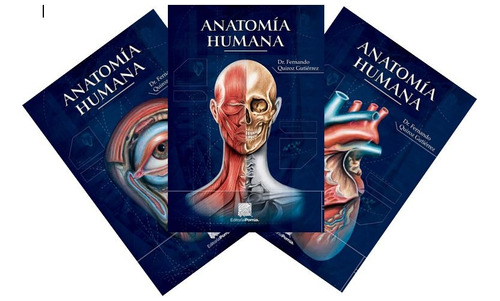 Anatomía Humana Tomo 1 - 3 Quiroz Colección Volúmenes Porrúa