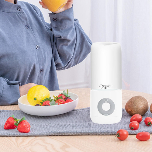 Licuadora Portátil Mini Procesador De Alimentos Usb Blanco