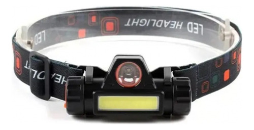 Linterna Led Recargable Para Casco Sin Intereses