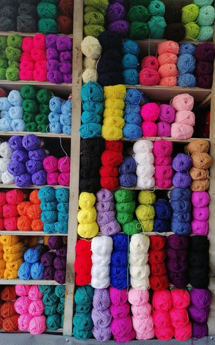 Pack De 10 Ovillo Lana De 100 Gr Para Tejer Color A Eleccion