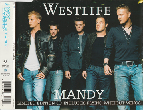 Westlife Mandy Cd Single Limited Edit. 2003 Europe