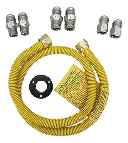 Conector De Gas Para Secadora (1/2 72puLG), Kit De Conexin P