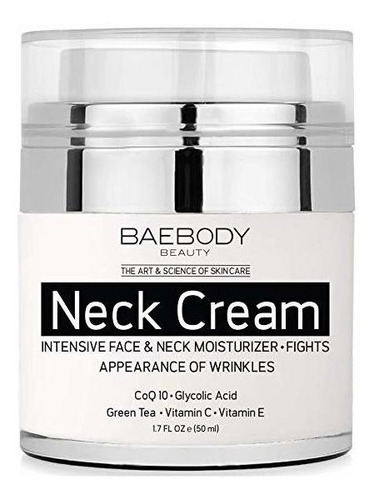 Baebody Cuello Crema Con Aha, Coq10, Ácido Glicólico Y Té Ve